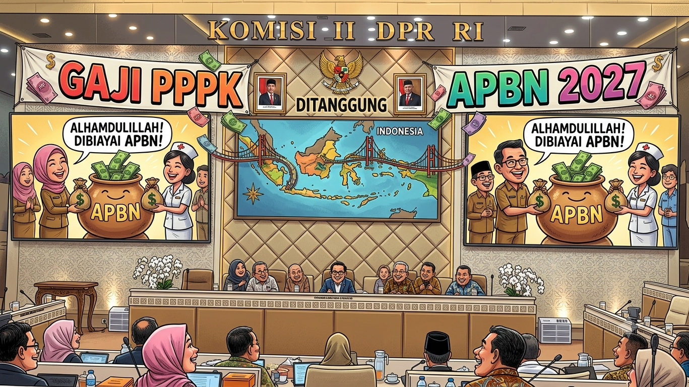 Gaji PPPK Ditanggung APBN 2027, DPR dan Pemerintah Sepakati Rp23 Triliun